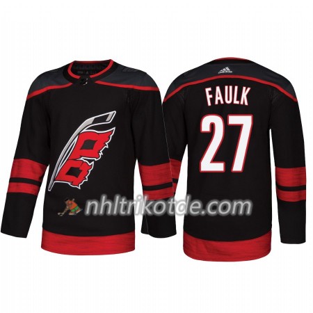 Carolina Hurricanes Trikot Justin Faulk 27 Adidas Alternate 2018-19 Authentic - Herren